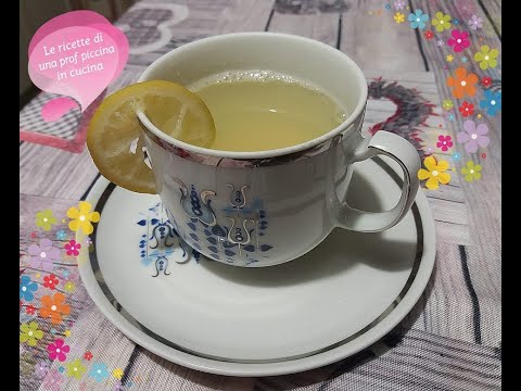 Camomilla e limone mal di gola