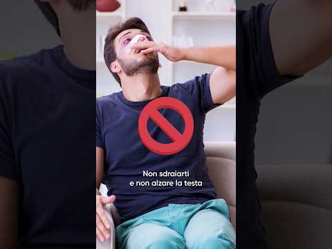 Emorragia dal naso cosa fare