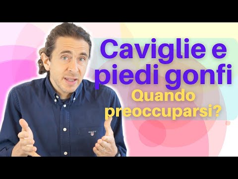 Gambe gonfie con perdita di liquido