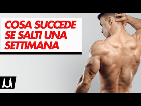 Non allenarsi per 3 giorni