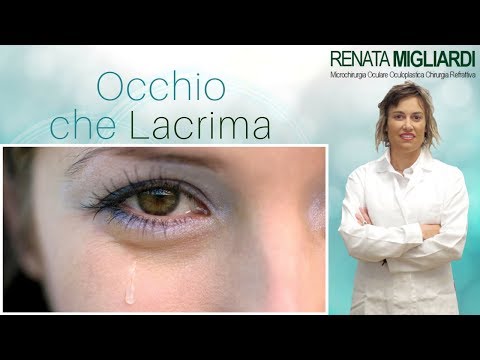 Perchè mi lacrimano sempre gli occhi