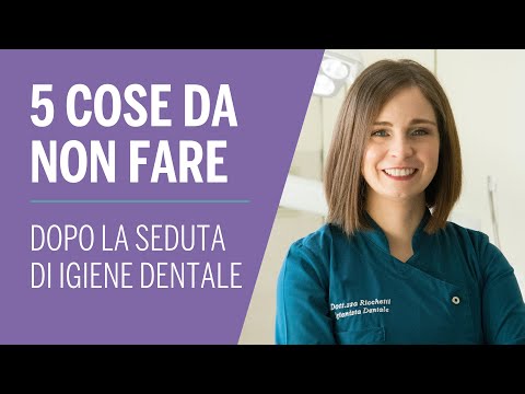 Spazio tra i denti dopo pulizia
