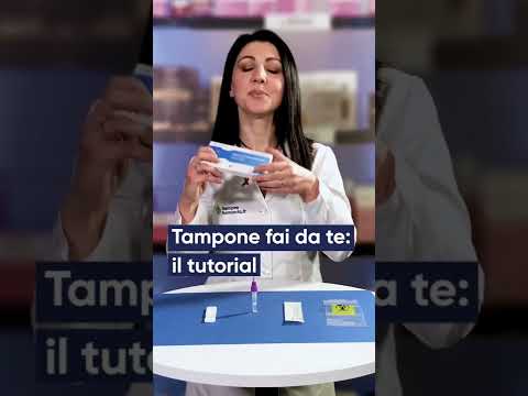 Tampone rapido: istruzioni per l'auto-prelievo del campione